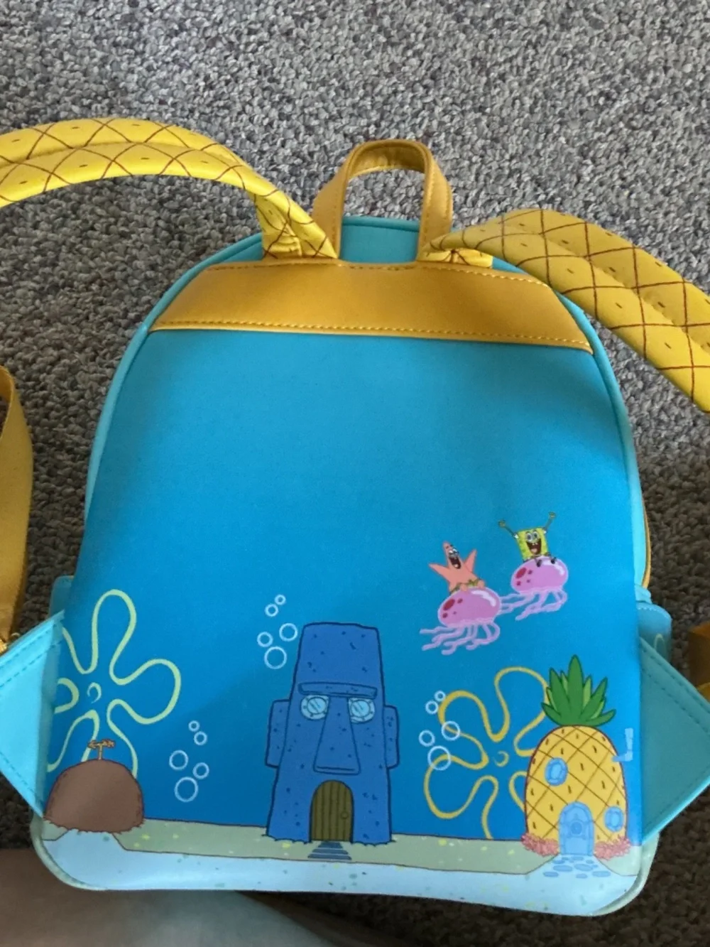 Nickelodeon Sponge Bob Loungefly backpack and wallet set